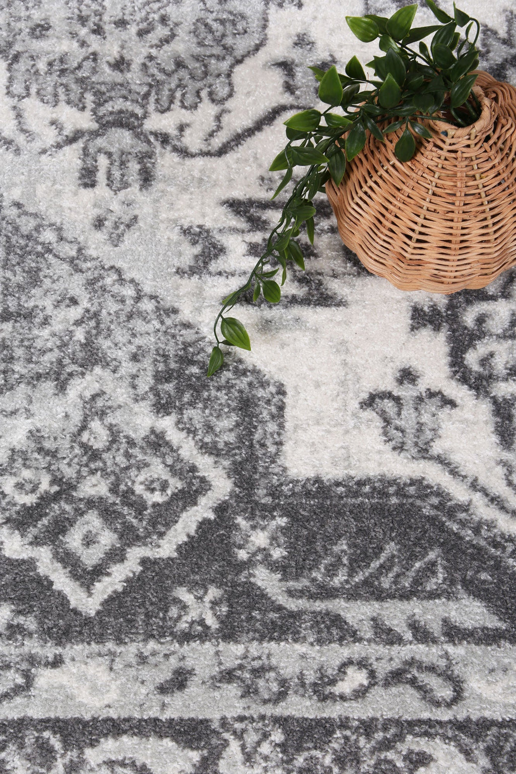 Provence Pau Cream & Grey Traditional Rug - 003 – view 6