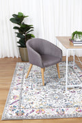 Provence Toulouse Multi Traditional Rug - 004 styled with furniture