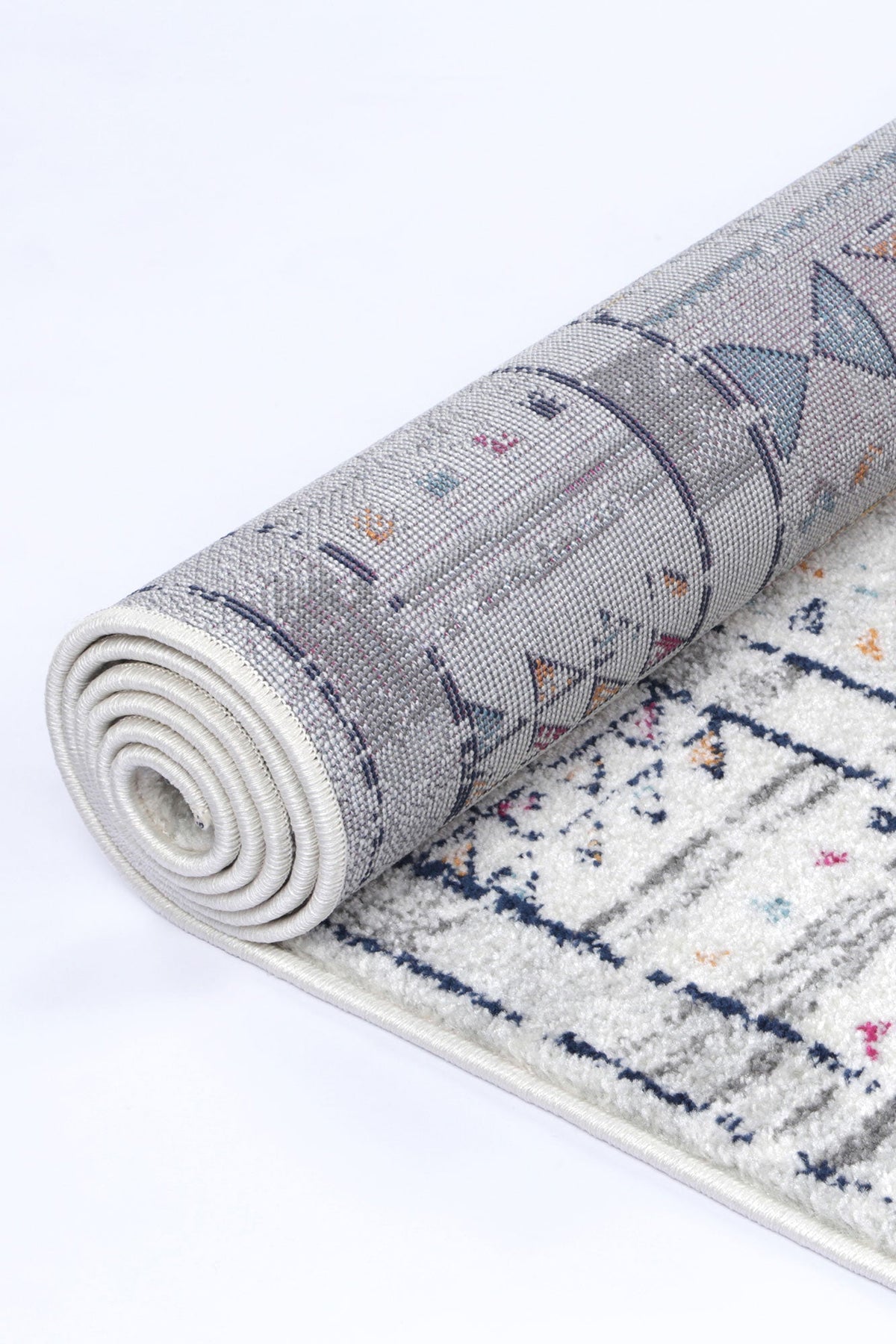 Provence Toulon Grey Tribal Rug - 017 – view 5