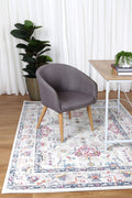 Provence Nice Multi Transitional Rug - 018 styled with furniture