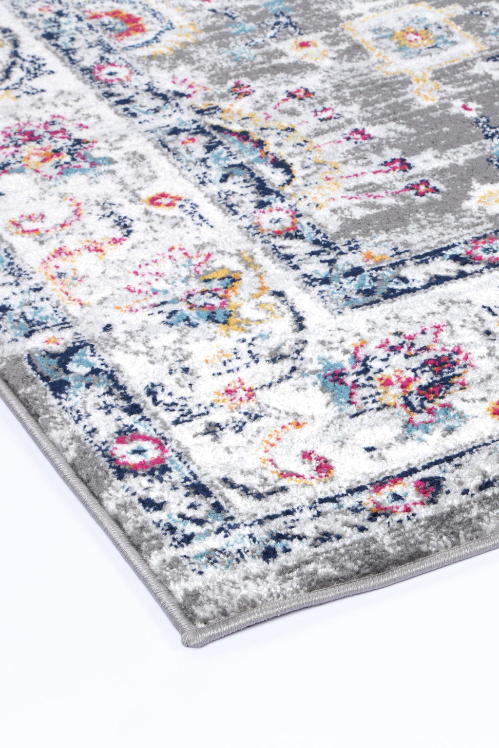 Provence Monaco Grey & Multi Transitional Rug - 019 – view 4