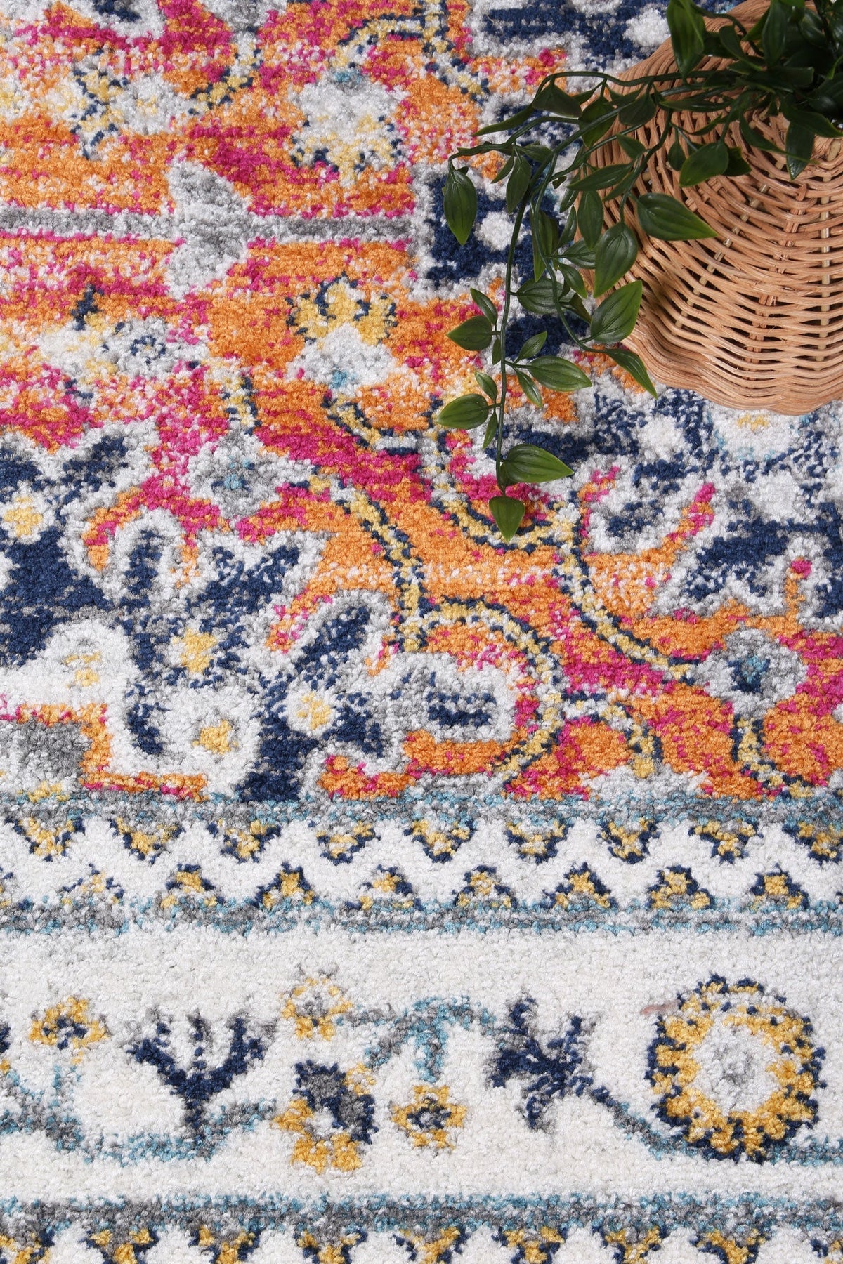 Provence Cannes Orange Transitional Rug - 020 – view 6