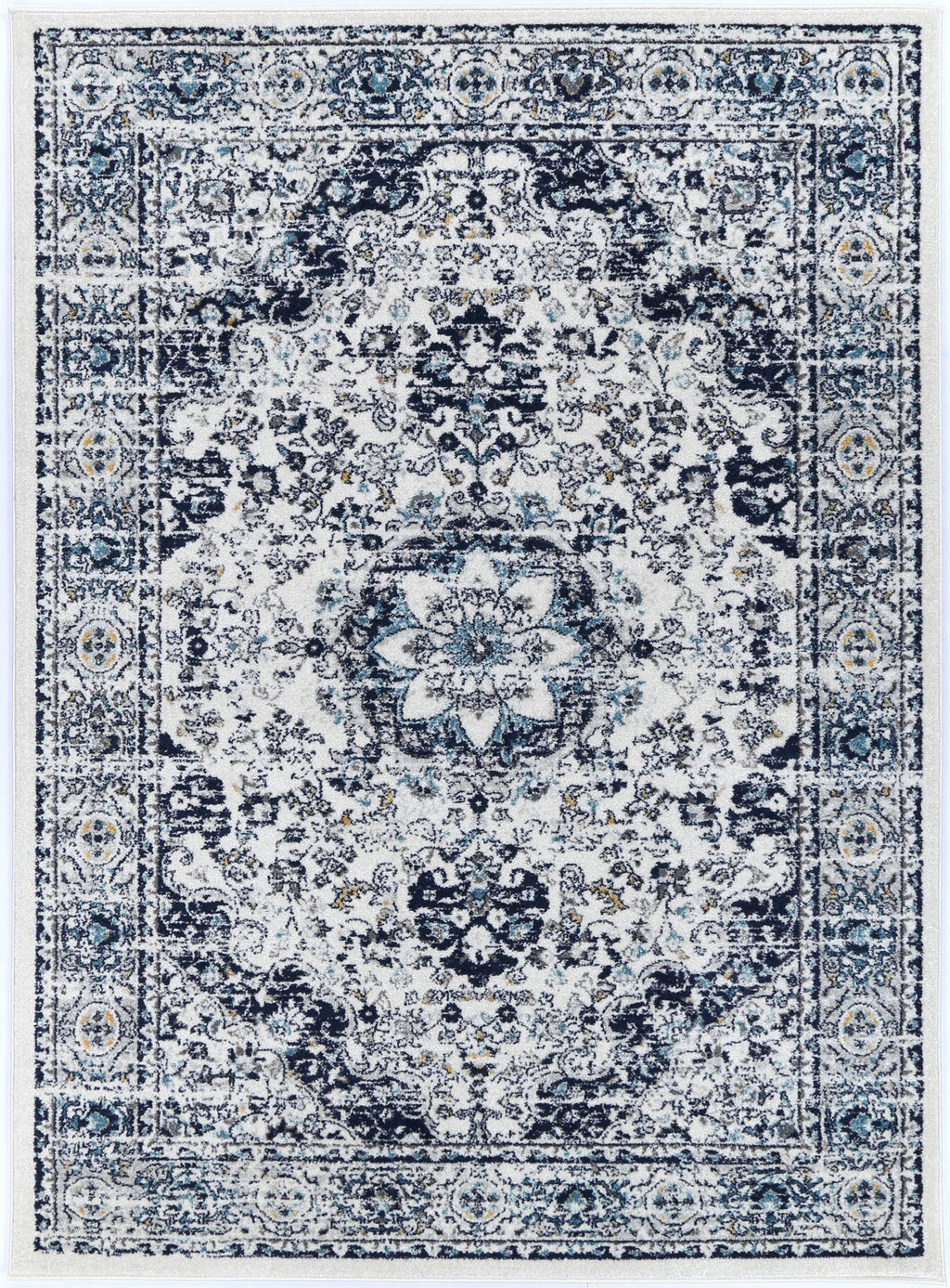 Provence Gruissan Blue & Ivory Transitional Rug - 022 – view 2