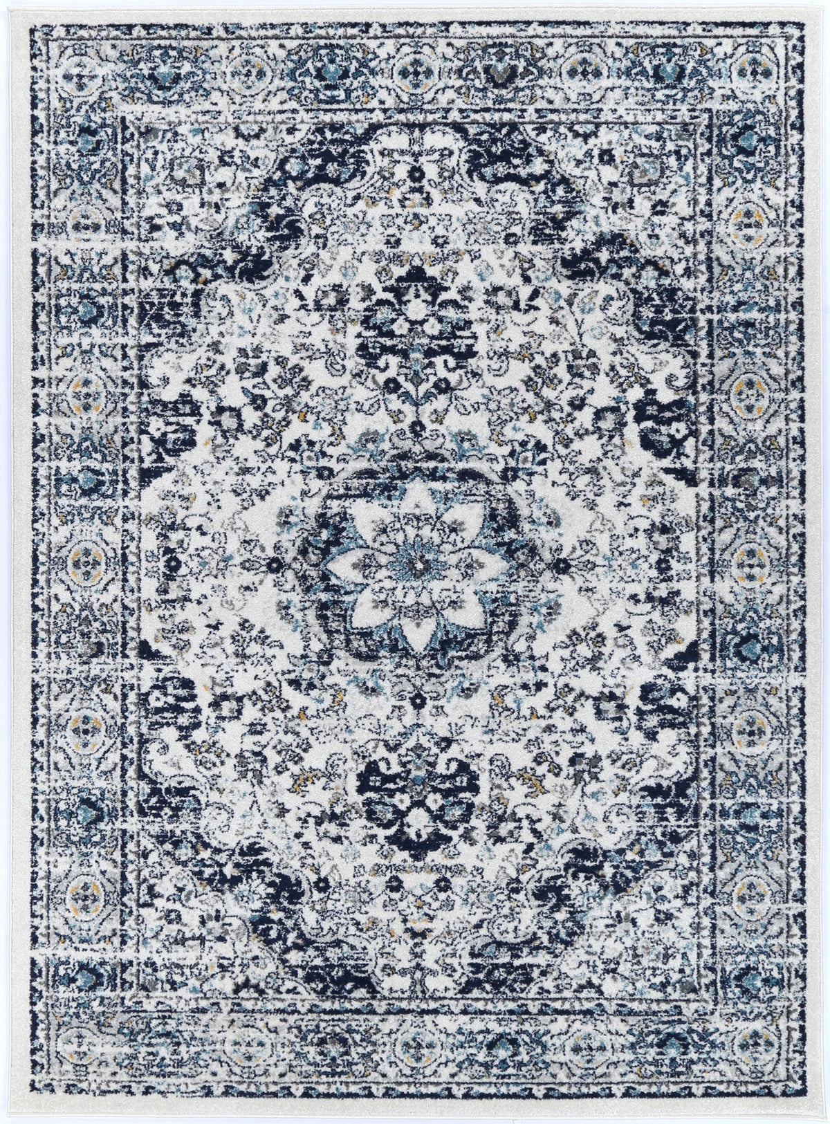 Provence Gruissan Blue & Ivory Transitional Rug - 022 – view 2