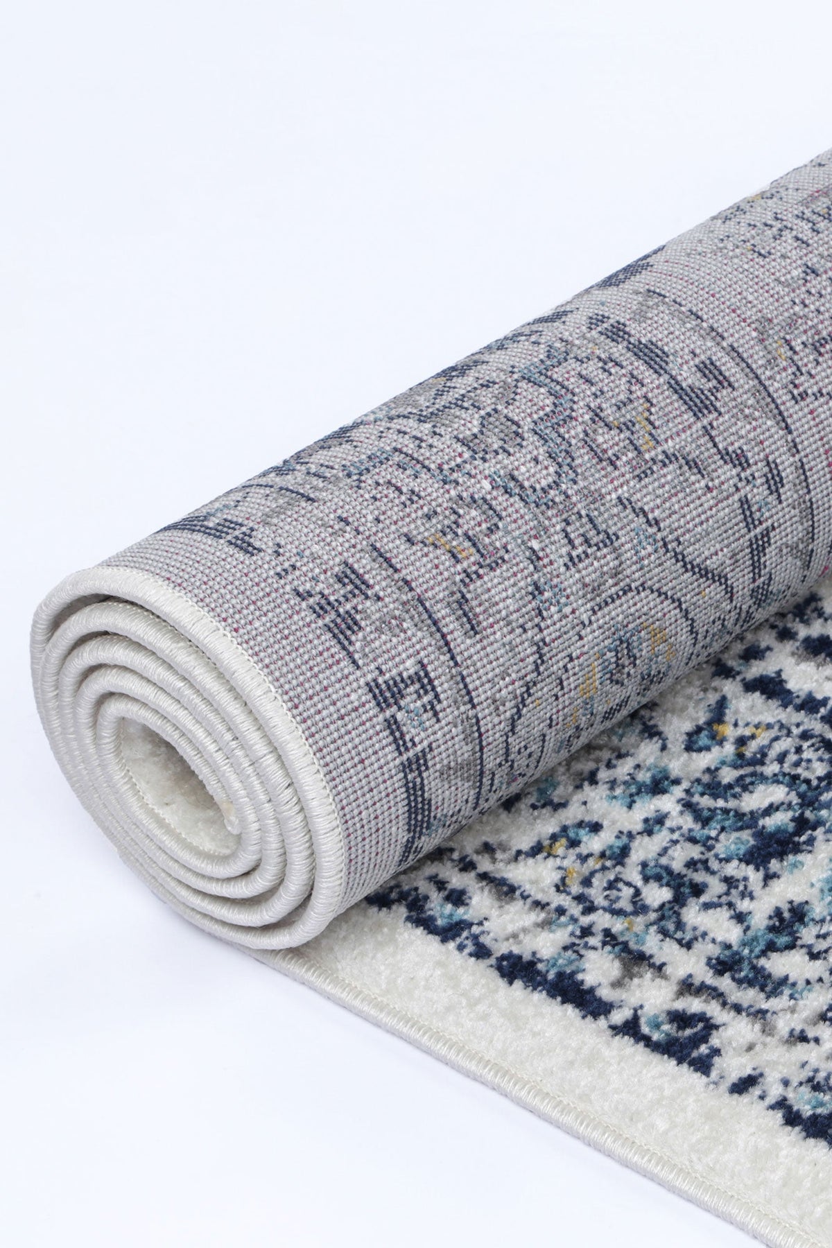 Provence Gruissan Blue & Ivory Transitional Rug - 022 – view 5