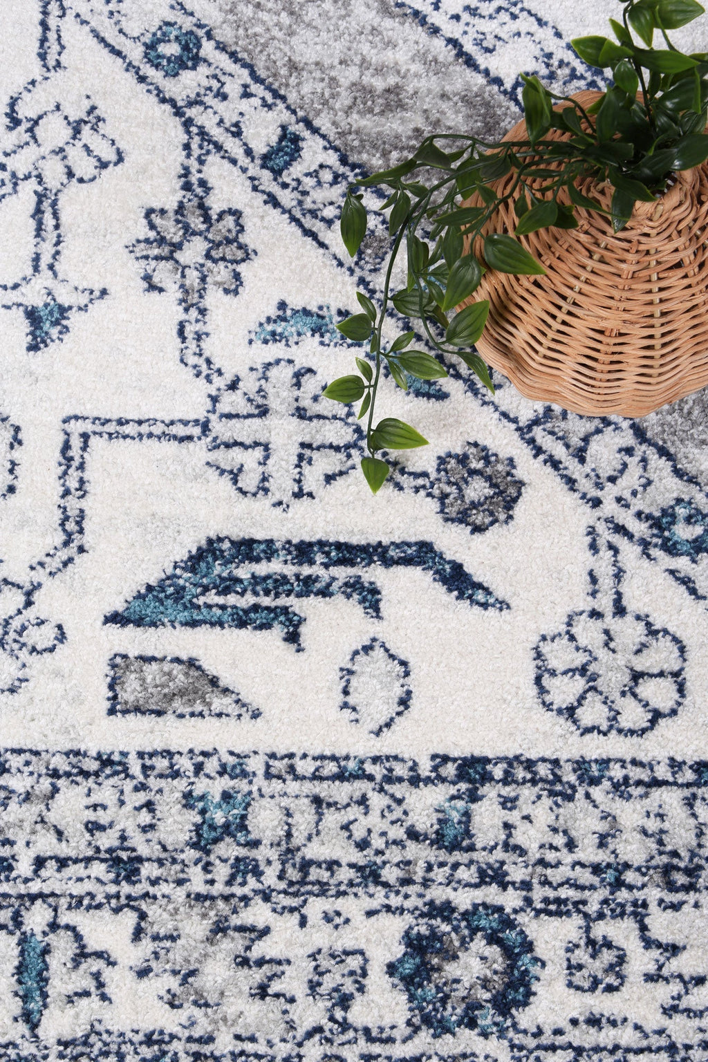 Provence Meze Grey Traditional Rug - 024 – view 6