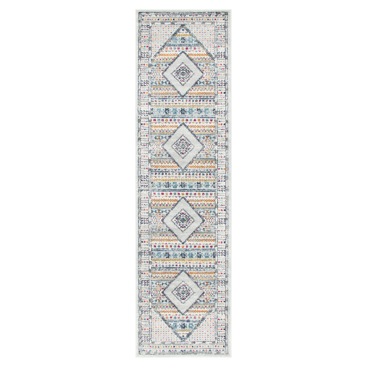 Provence Toulon Grey Tribal Rug - 017 – view 7