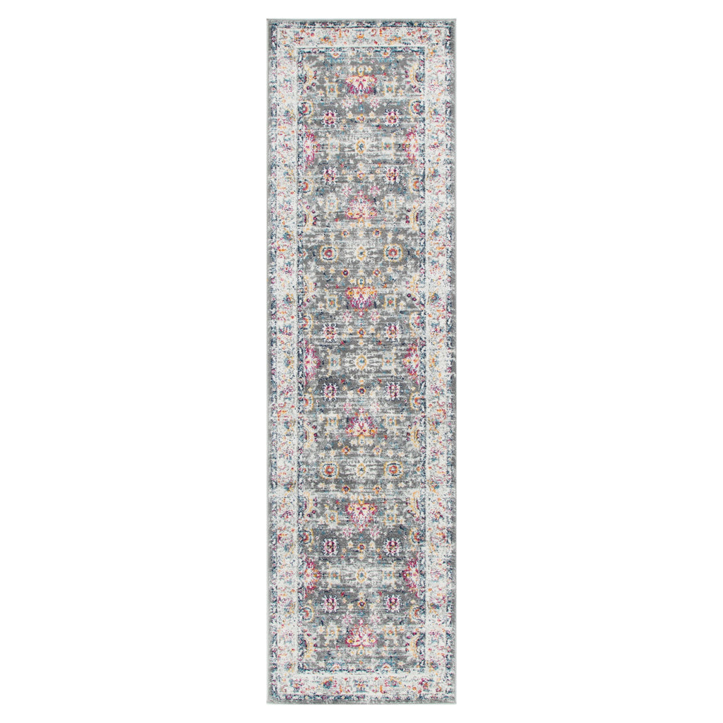 Provence Monaco Grey & Multi Transitional Rug - 019 – view 7