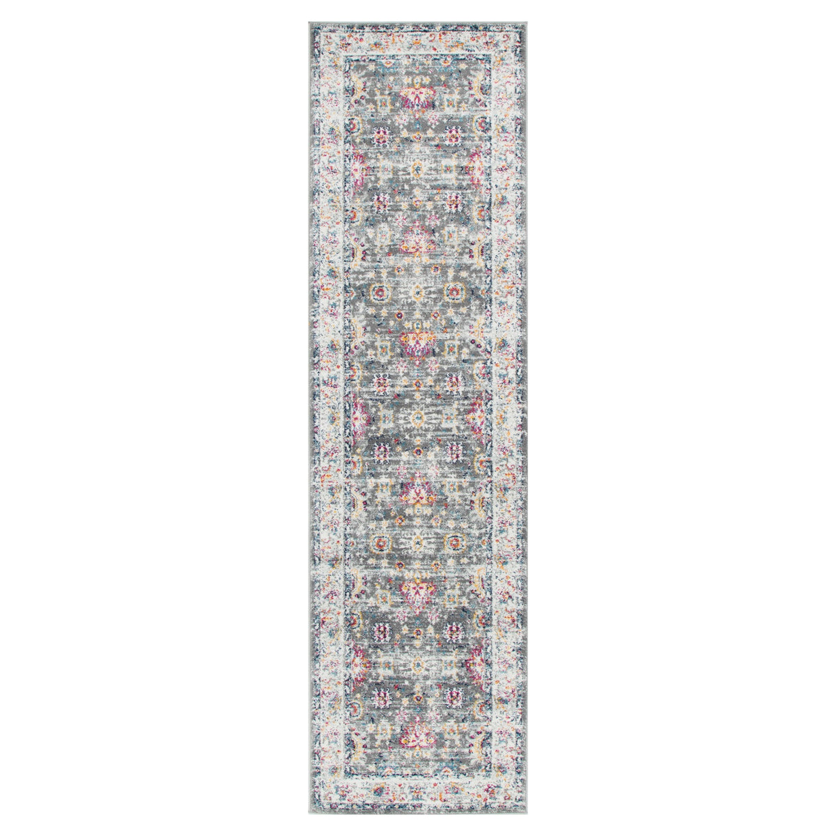 Provence Monaco Grey & Multi Transitional Rug - 019 – view 7