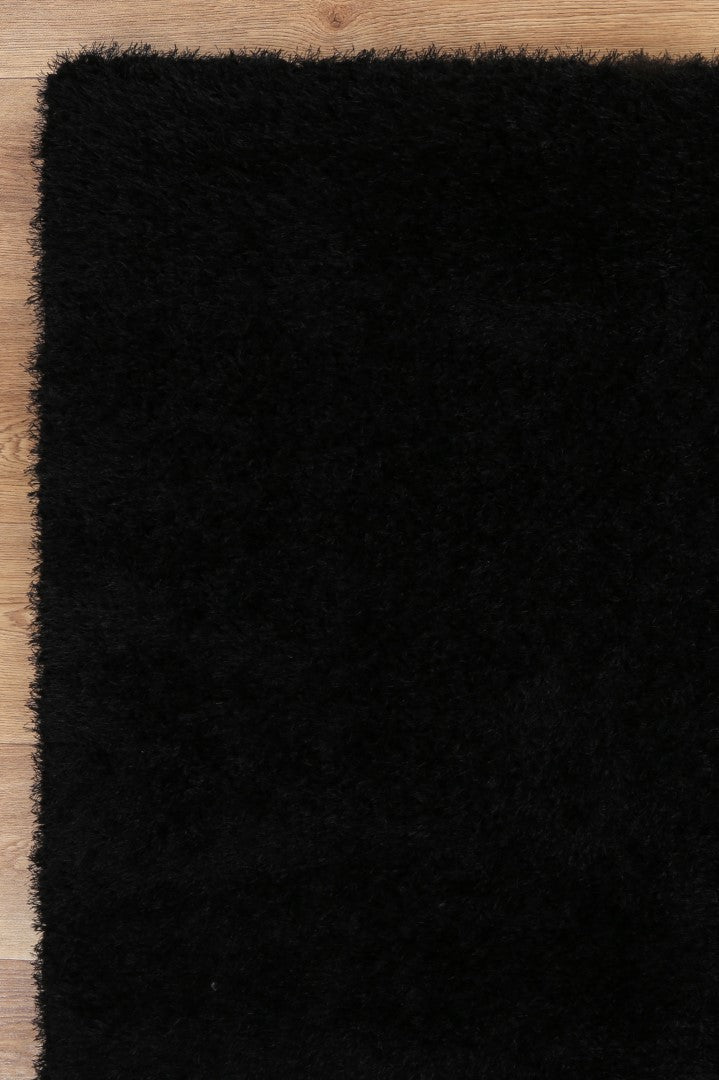 Puffy Soft Shag Black Rug – view 3