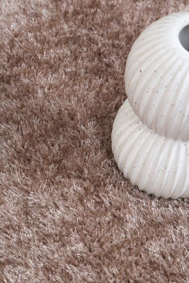 Puffy Soft Shag Beige Rug – view 5