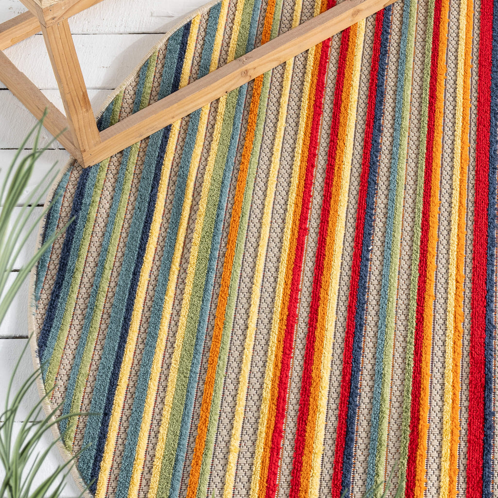 Paradise 530 Multi Round Rug