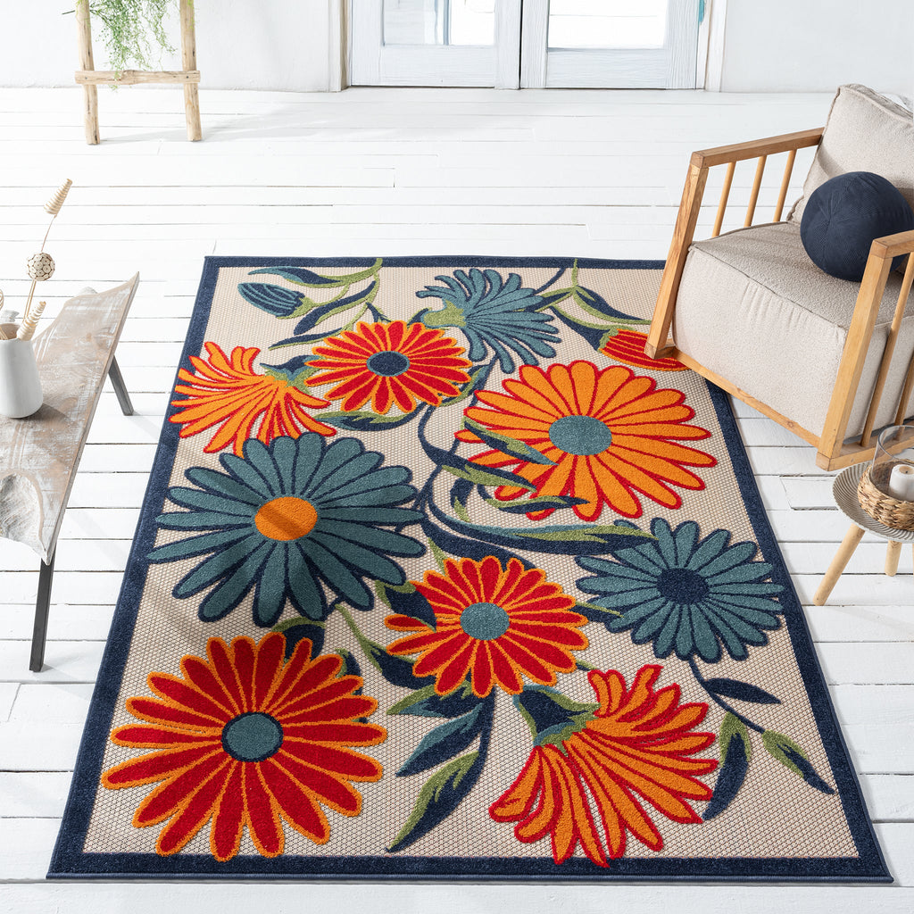 Paradise 536 Multi Turkish Rug lifestyle view
