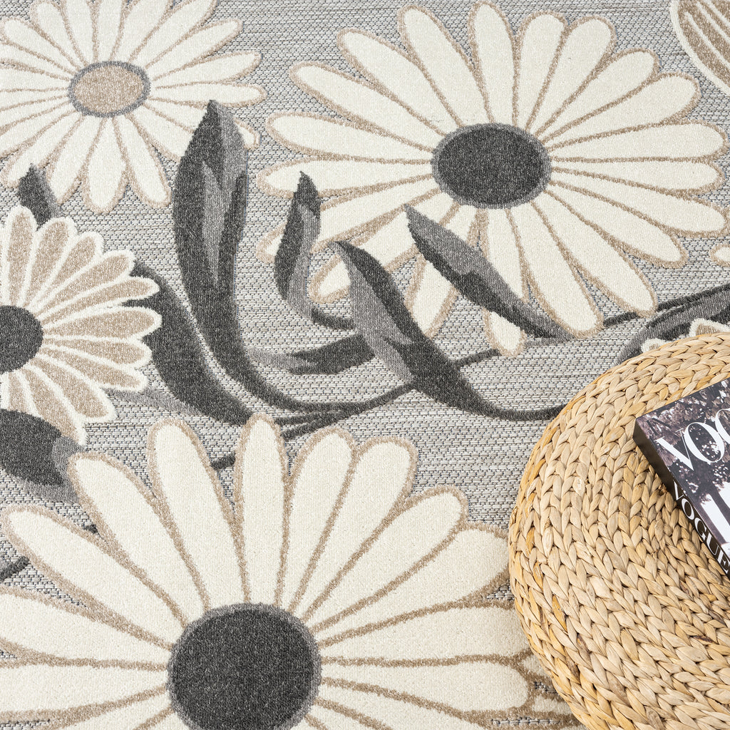 Paradise 537 Silver Turkish Rug