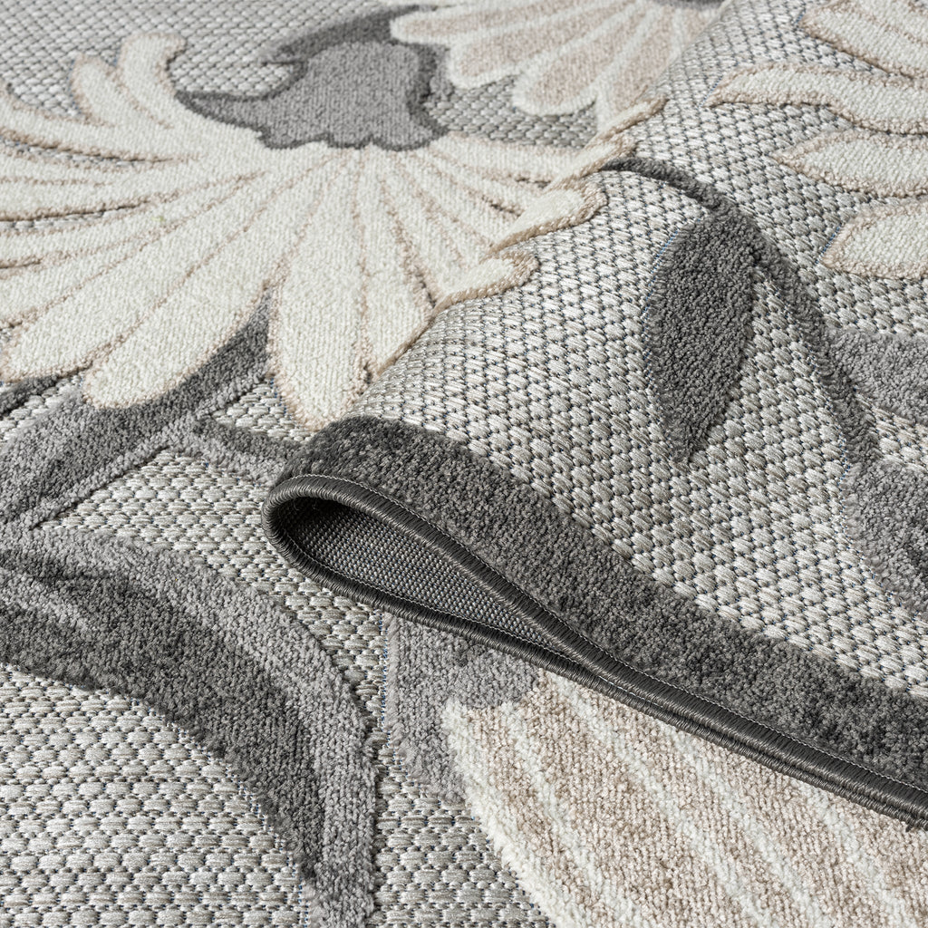 Paradise 537 Silver Turkish Rug