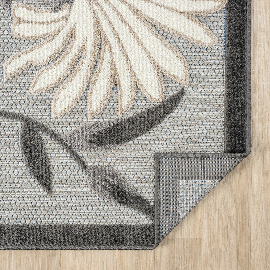 Paradise 537 Silver Turkish Rug