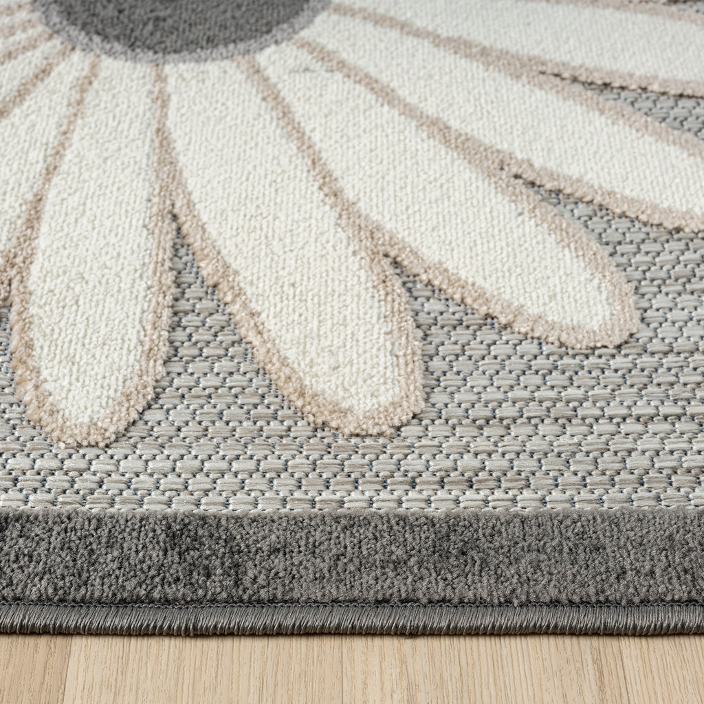 Paradise 537 Silver Turkish Rug