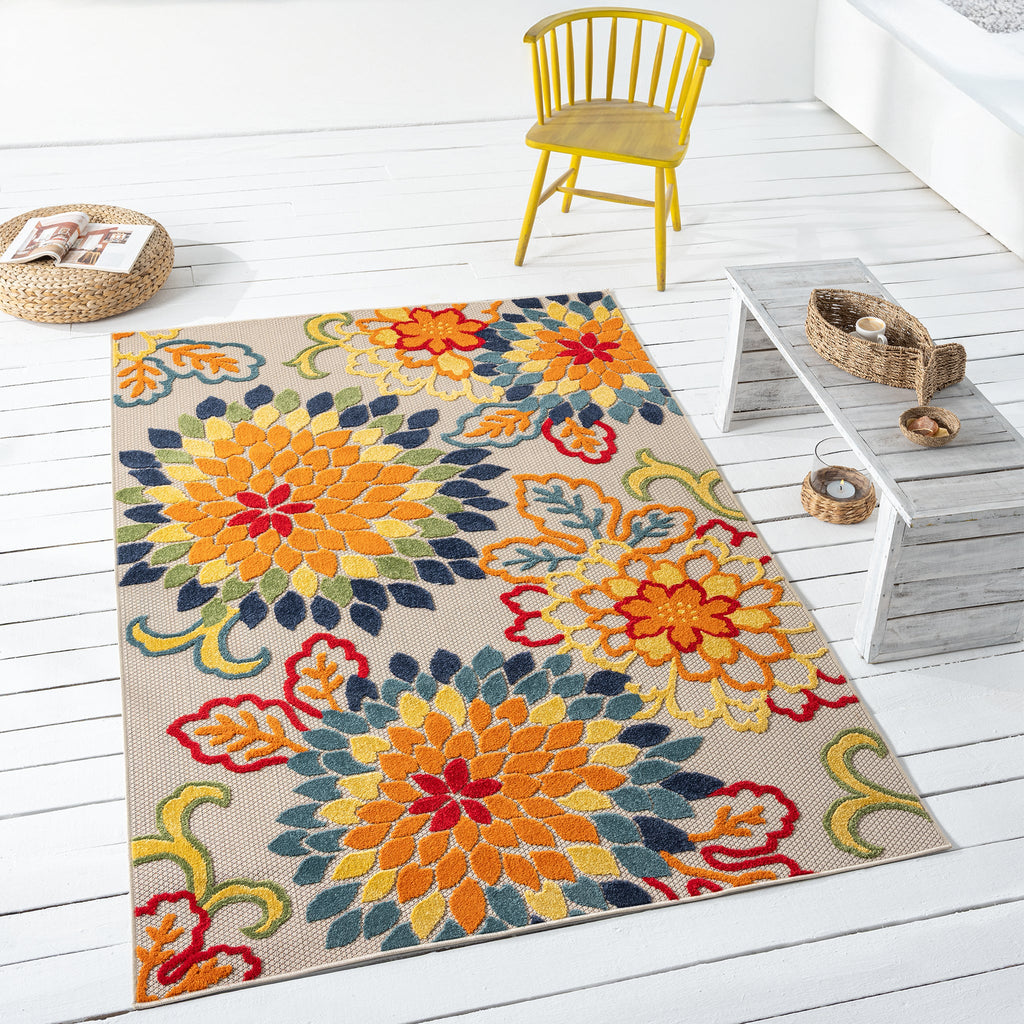 Paradise 539 Multi Turkish Rug lifestyle view