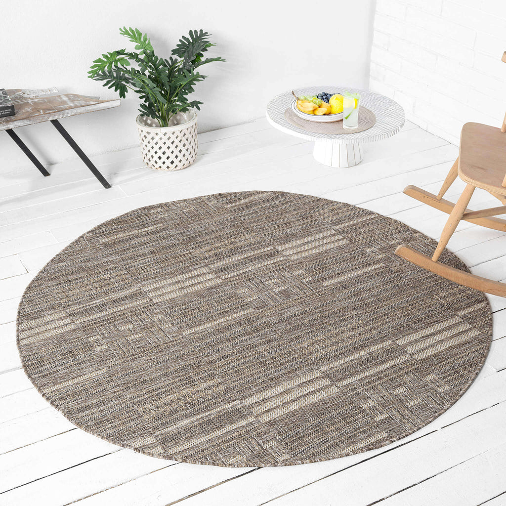 Park 561 Earth Round Rug lifestyle view