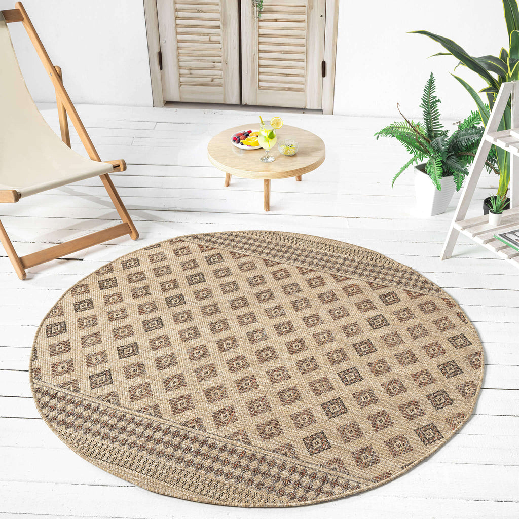 Park 562 Fawn Round Rug lifestyle view