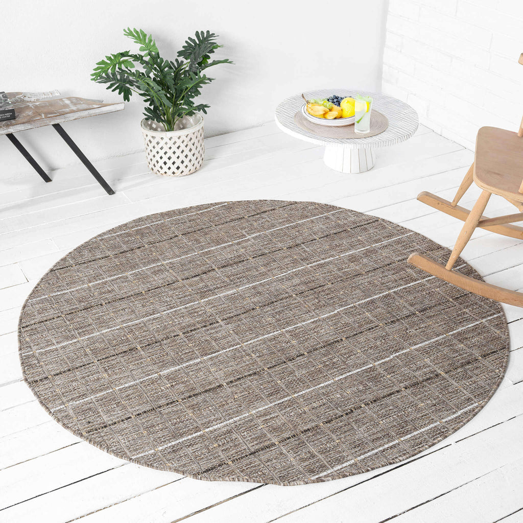 Park 577 Natural Round Rug lifestyle view