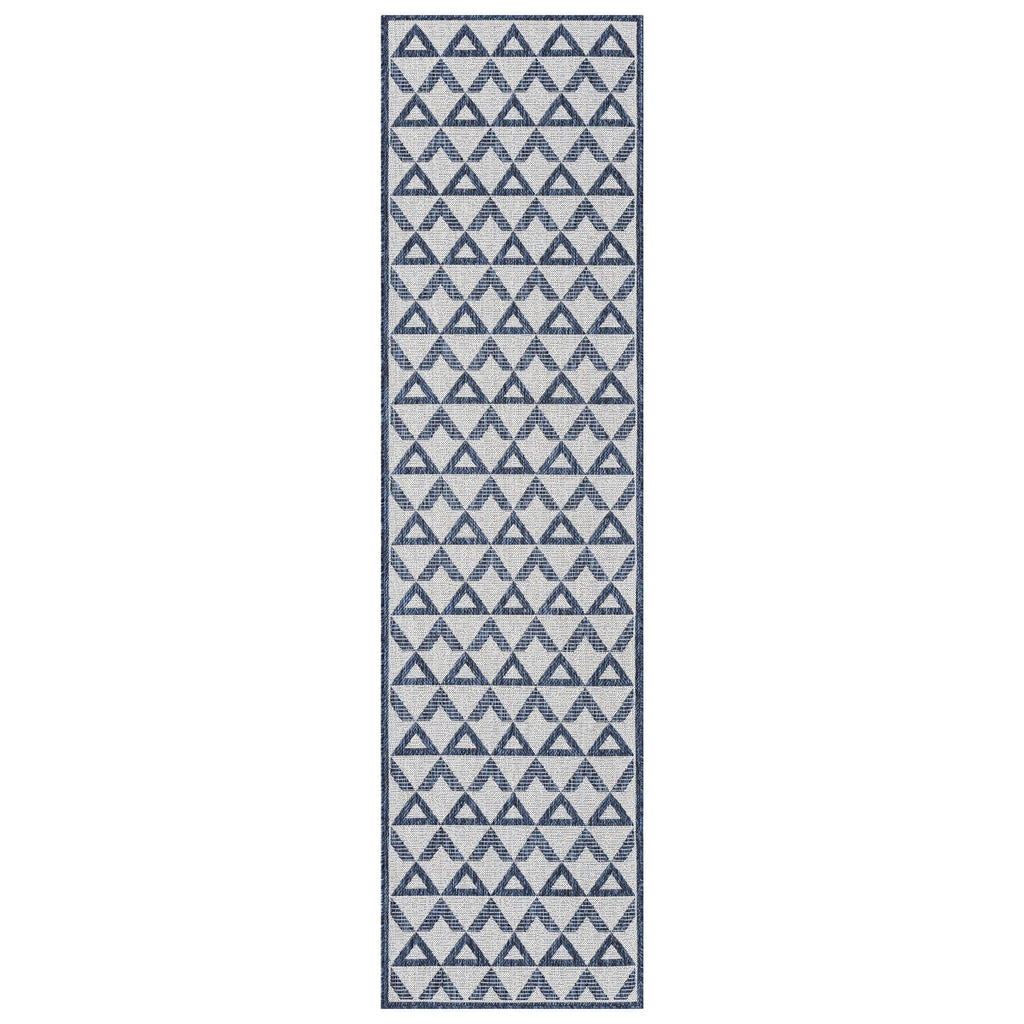 Patio 457 Indigo Hallway Runner