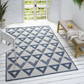 Patio 457 Indigo Turkish Rug lifestyle view