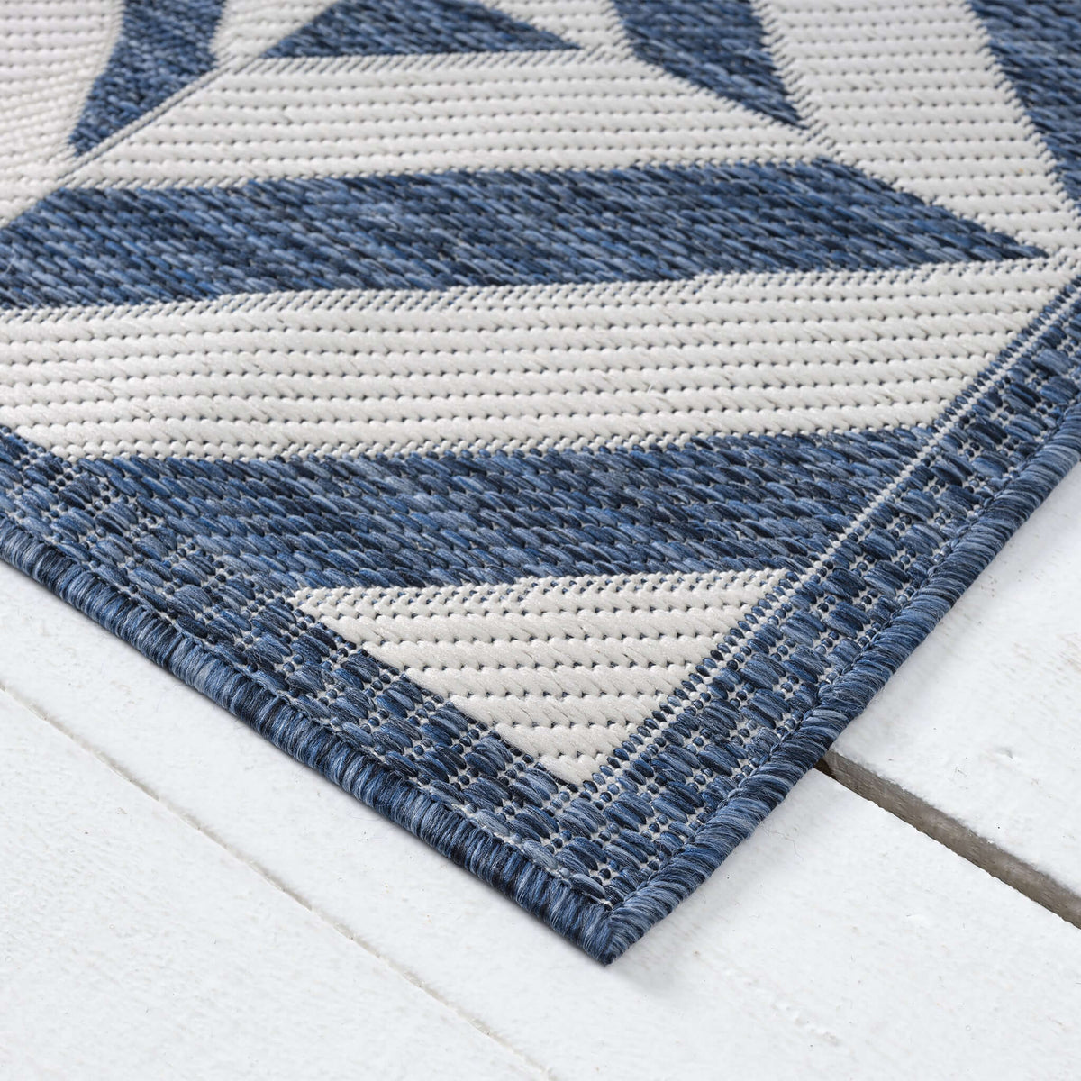 Patio 458 Aqua Hallway Runner