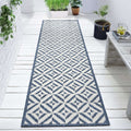 Patio 458 Aqua Hallway Runner lifestyle view