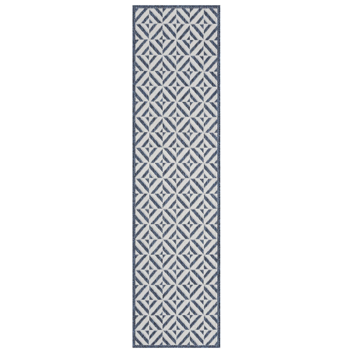 Patio 458 Aqua Hallway Runner