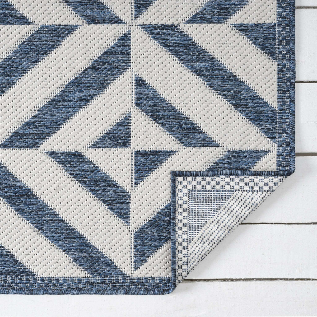 Patio 458 Aqua Hallway Runner