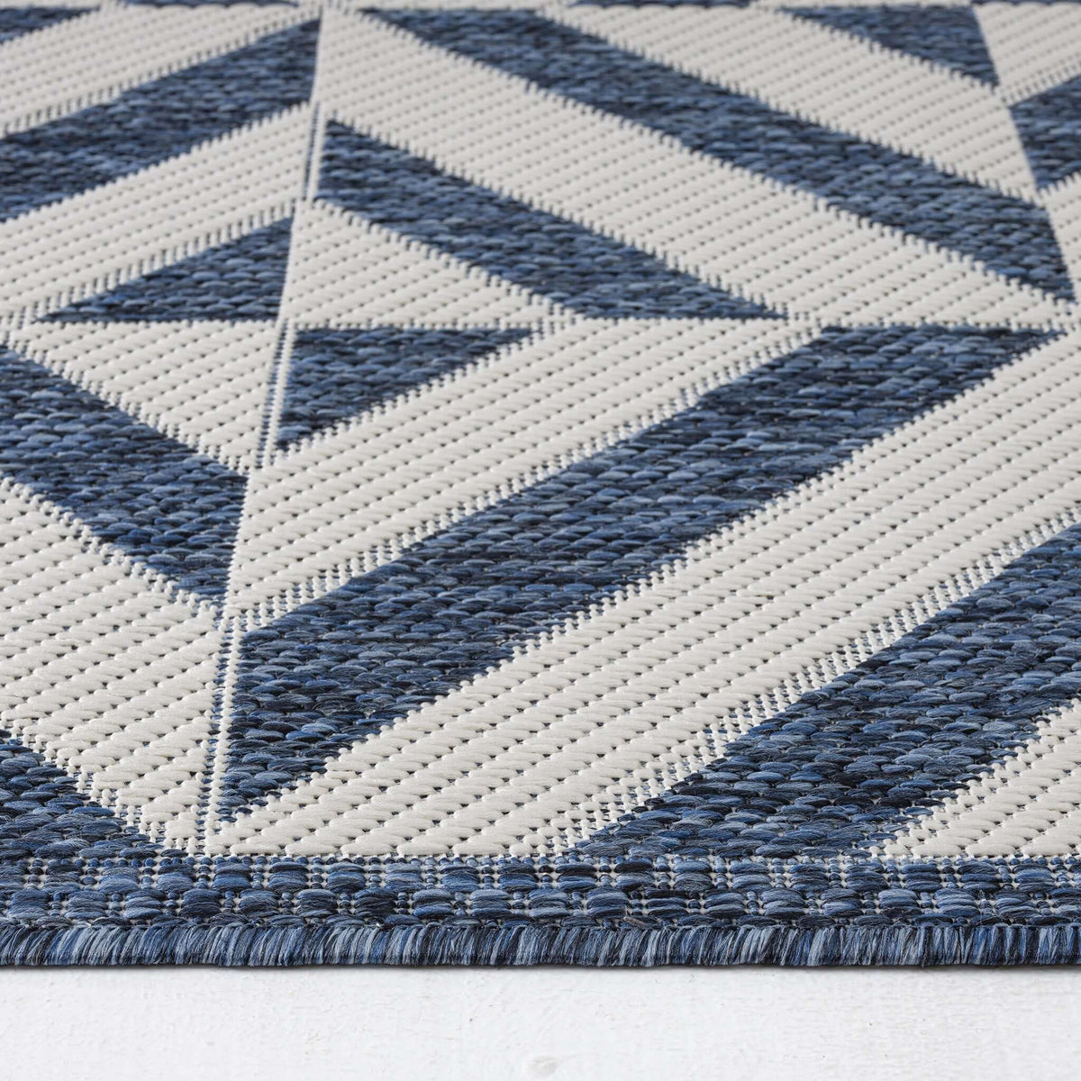 Patio 458 Aqua Hallway Runner