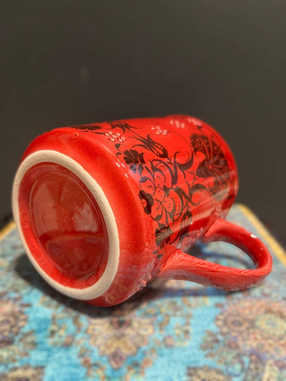 Ceramic Mug Red-Elevate your daily coffee or tea experience with our Ceramic Mug. Crafted with premium, safe materials, this mug features an ergonomic handle, classic design, and easy maintenance. Ideal for hot or cold beverages, it's a stylish addition t