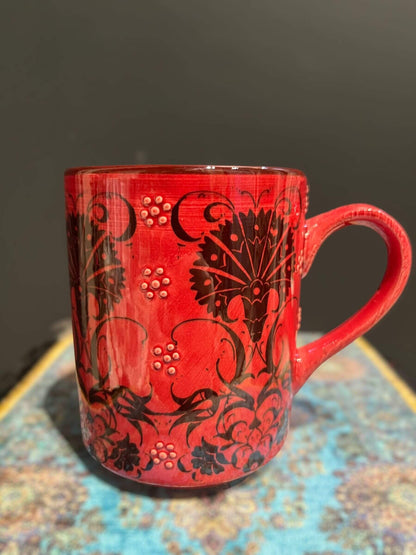 Ceramic Mug Red-Elevate your daily coffee or tea experience with our Ceramic Mug. Crafted with premium, safe materials, this mug features an ergonomic handle, classic design, and easy maintenance. Ideal for hot or cold beverages, it's a stylish addition t