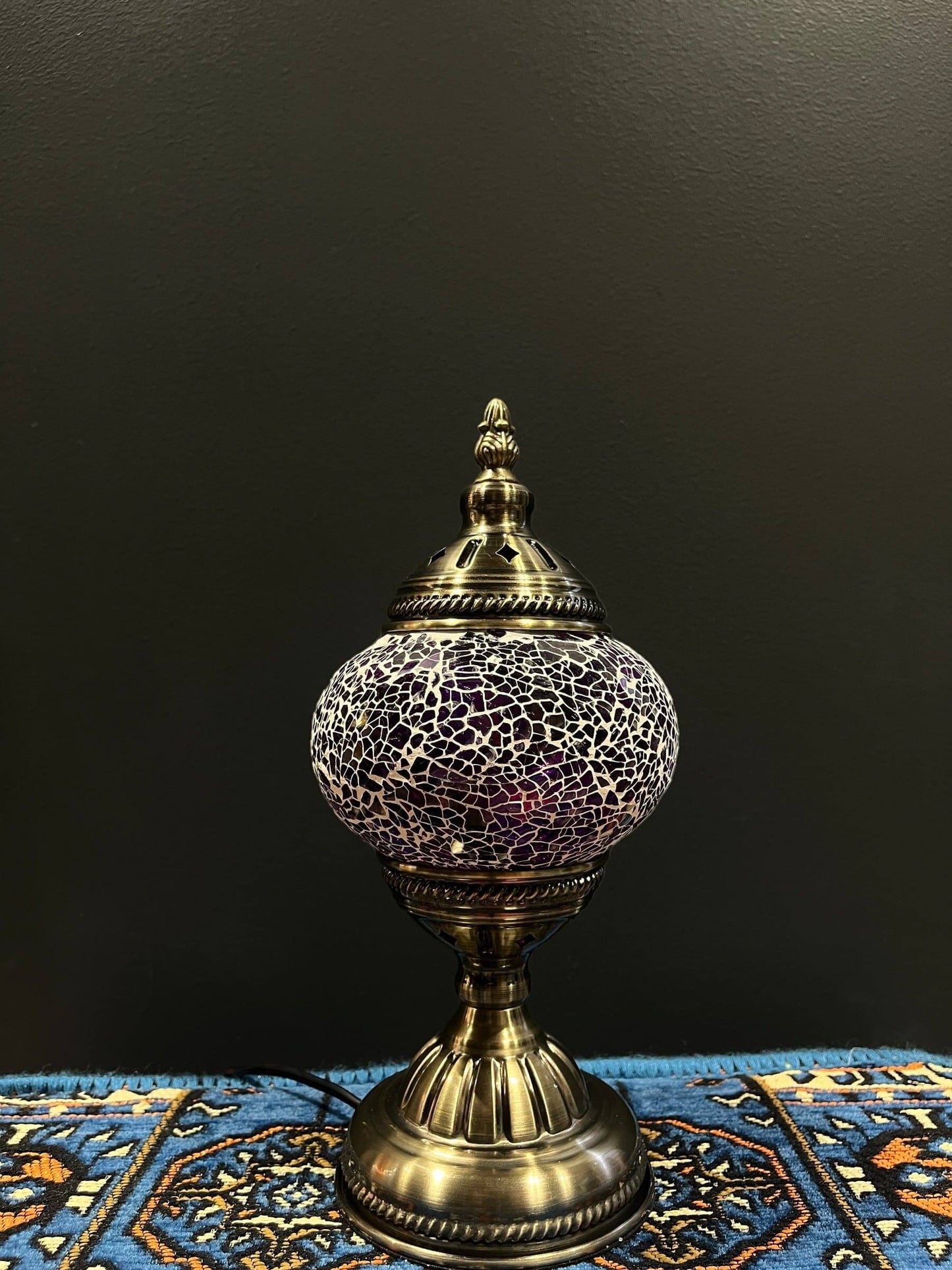 Mosaic Table Lamp Purple Crackle$59.00Bazaar G Rugs N Gifts