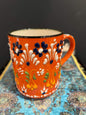 Ceramic Mug Orange Handmade Ceramics   