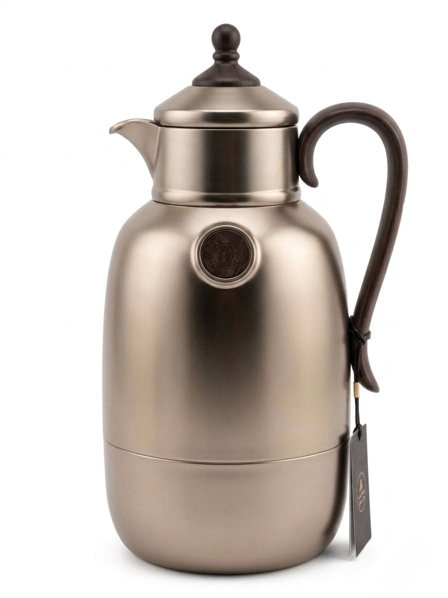 Premium Insulated Thermal Carafe featuring luxury insulated thermal carafe design and brushed metallic finish.