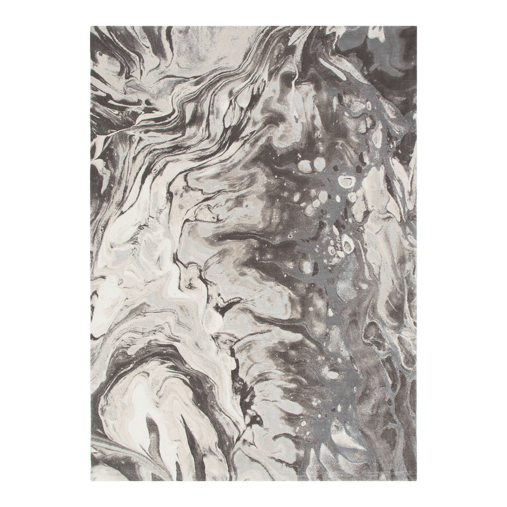 Rue R001 Grey Taupe Abstract Rug – view 2