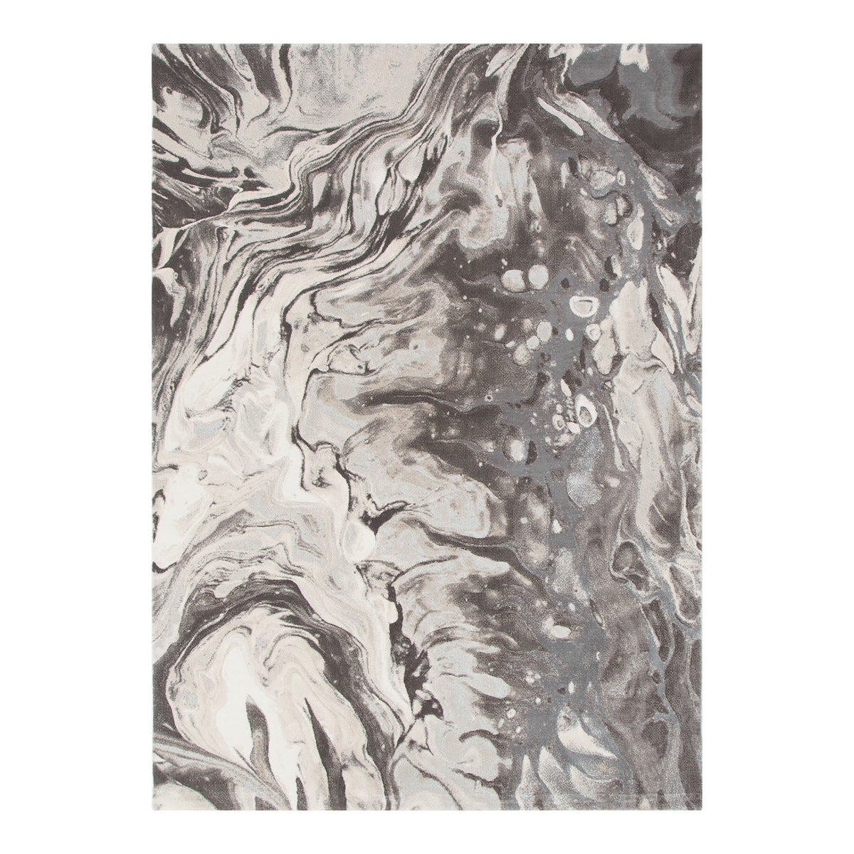 Rue R001 Grey Taupe Abstract Rug – view 2