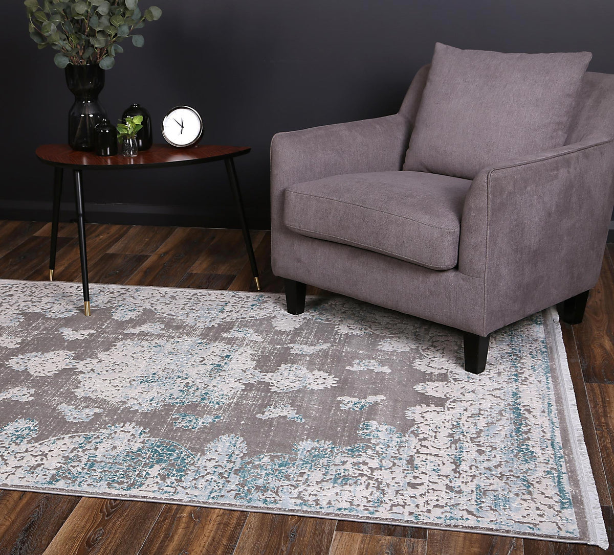 Rapsody Bizet Blue Traditional Rug - 03BLUE – view 6