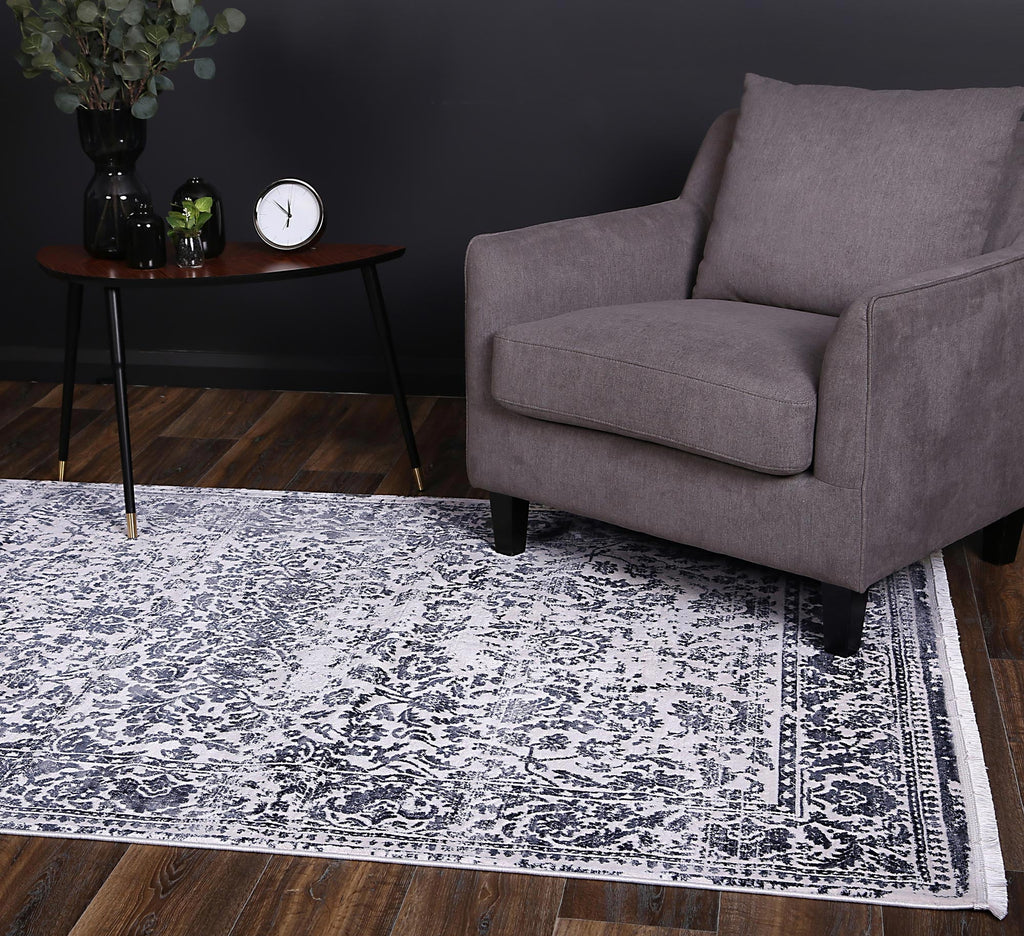 Rapsody Chopin Navy Transitional Rug - 04NAVY – view 6