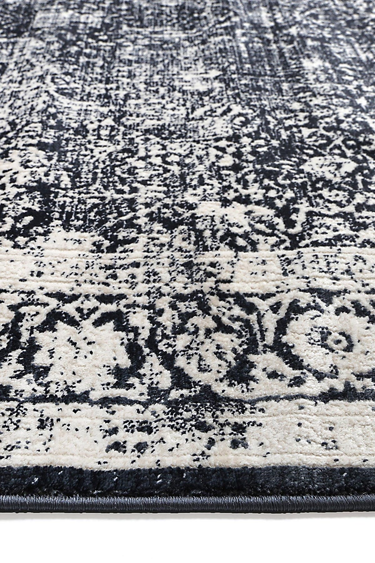 Rapsody Liszt Navy Transitional Rug - 07NAVY – view 3