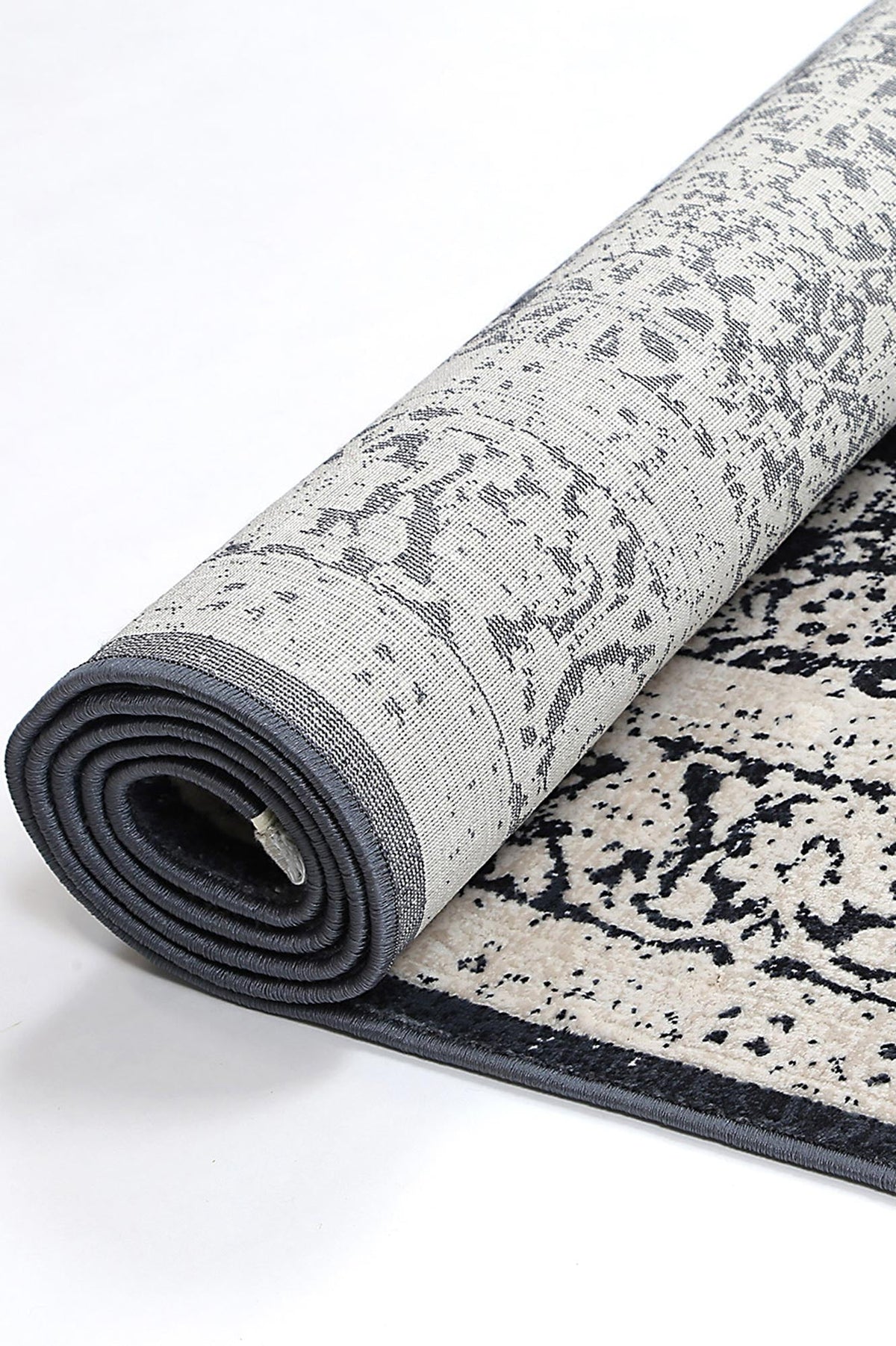 Rapsody Liszt Navy Transitional Rug - 07NAVY – view 5