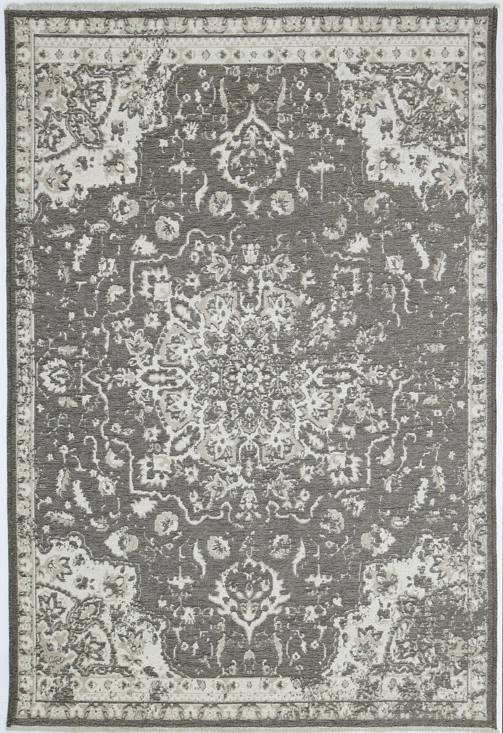 Rustic Medallion Ash Transitional Rug - 6120 BEIG – view 2