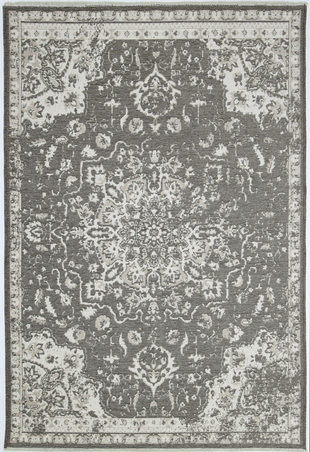 Rustic Medallion Ash Transitional Rug - 6120 BEIG – view 2
