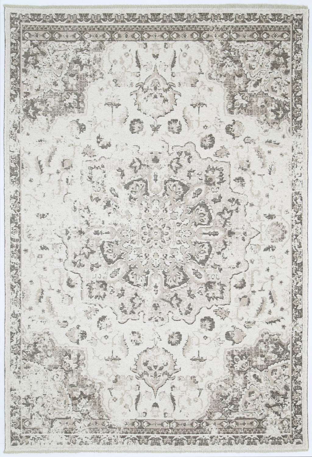 Rustic Medallion Ash Transitional Rug - 6120 BEIG – view 10