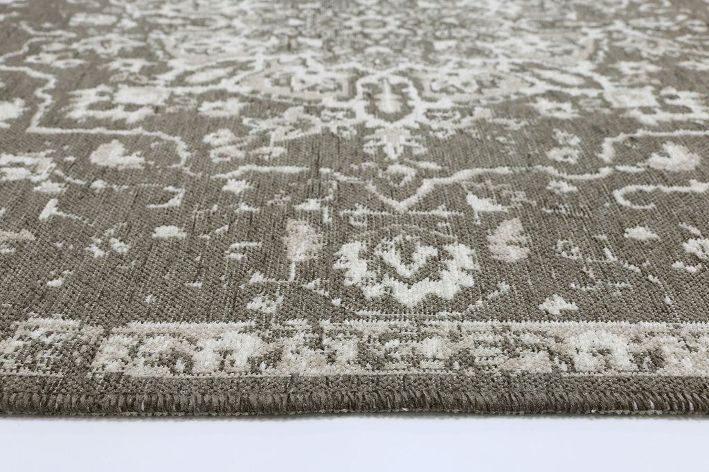 Rustic Medallion Ash Transitional Rug - 6120 BEIG – view 7