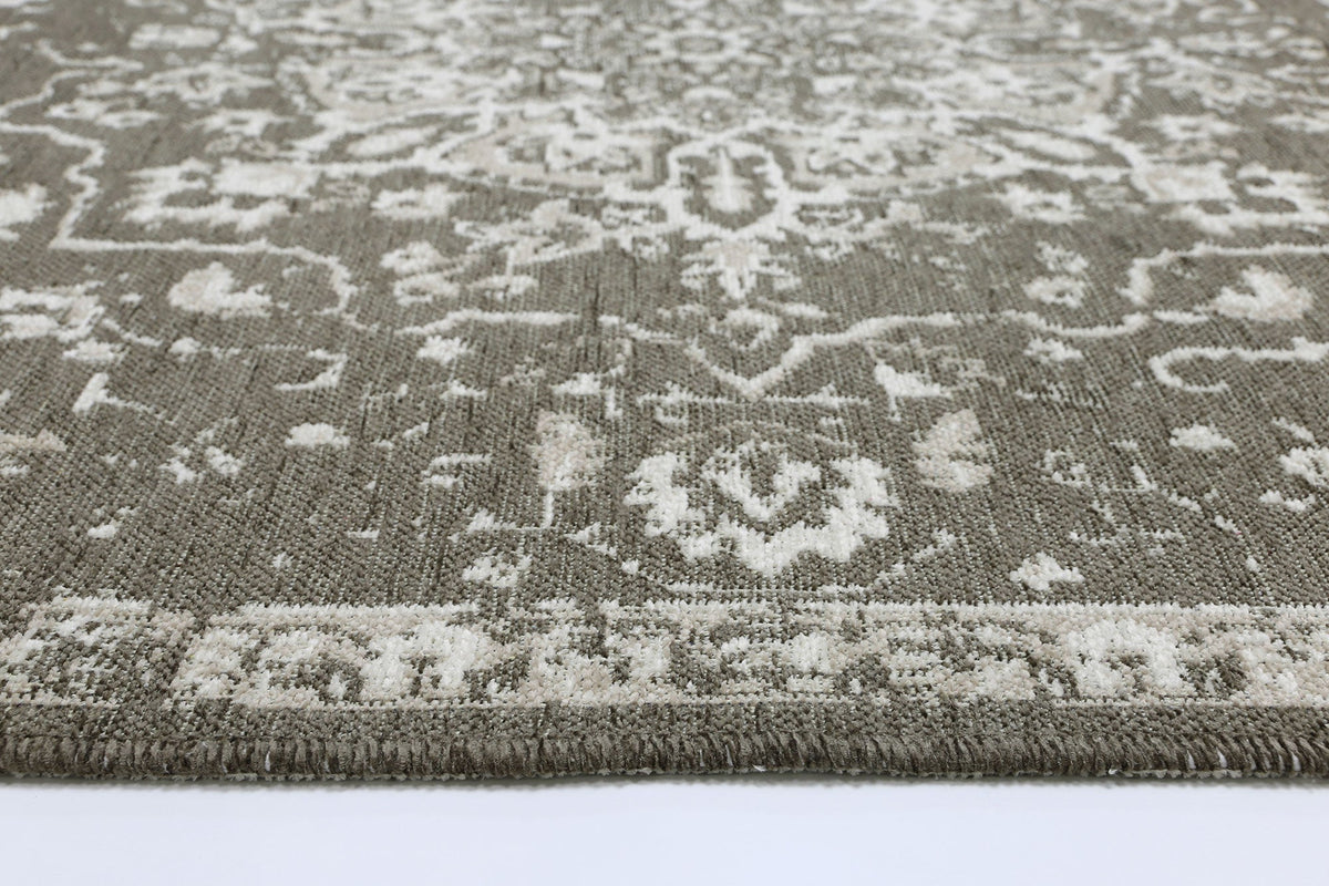 Rustic Medallion Ash Transitional Rug - 6120 BEIG – view 7