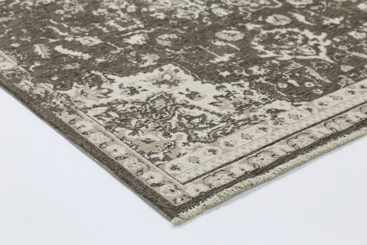 Rustic Medallion Ash Transitional Rug - 6120 BEIG – view 6
