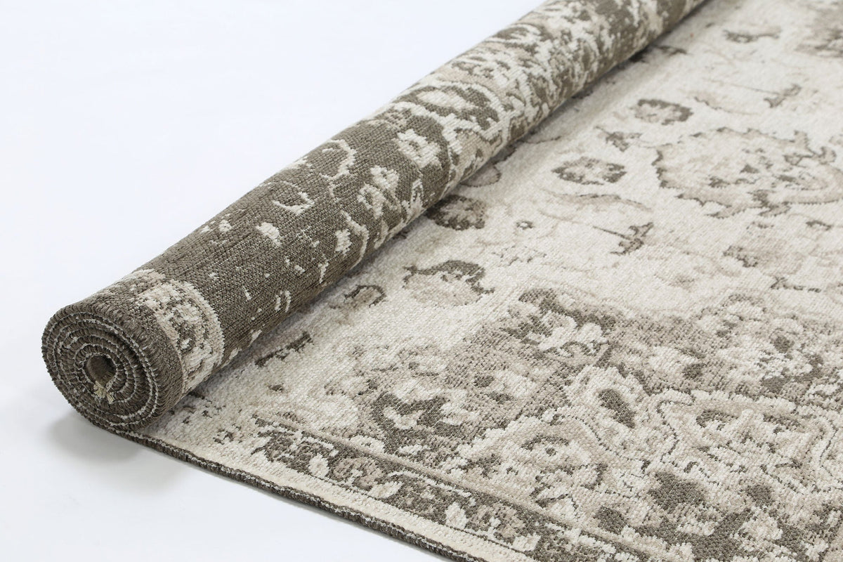 Rustic Medallion Ash Transitional Rug - 6120 BEIG – view 4